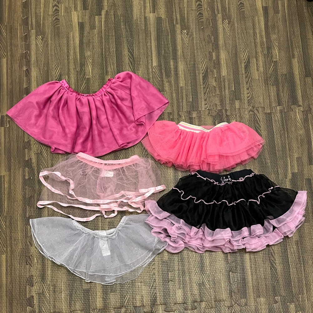 Set of Colorful Tutu Skirts